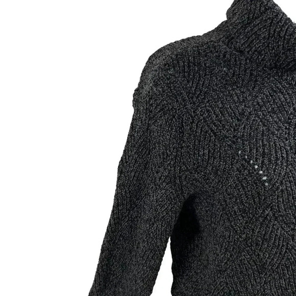 Sundance S Womens Cowl Neck Ribbed Dimensions Sweater Knit Cotton Silk Blend - Picture 4 of 16